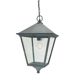 182-9201 Turchetta Grande LED Outdoor Period Soffit Hanging Lantern Black 