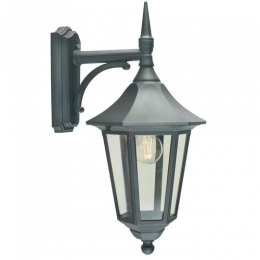 182-9206 Valentina LED Small Outdoor Wall Lantern Black 