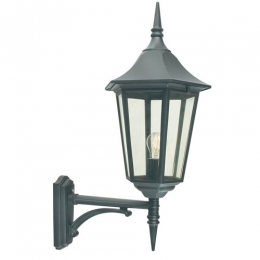 182-9209 Valentina Grande LED Large Outdoor Wall Lantern Black 