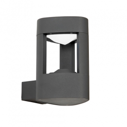 731-9253 Tardelli LED Outdoor Wall Light Dark Matt Grey 