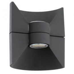 163-9339  LED LED Outdoor Wall Light Black 