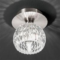 211-9467 Tattini LED Flush Ceiling Light Satin Nickel