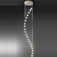 211-9471 Tattini LED 20 Light Pendant Ceiling Light Satin Nickel