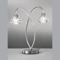 212-9513 Tonoli LED 2 Light Table Lamp Satin Nickel