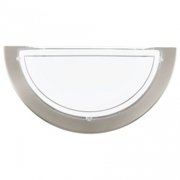 158-9554  LED Wall Light Nickel Frosted 