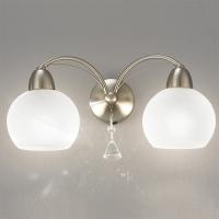 211-9580 Tempesta LED 2 Light Wall Light Satin Nickel