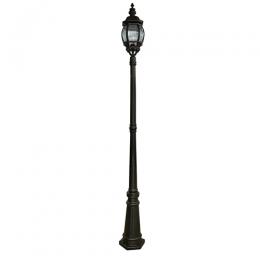 741-9811 Belotti LED Outdoor Lamp Post Black 