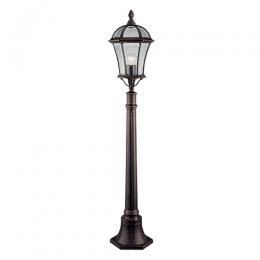 741-9825 Capello LED Outdoor Post Lamp Rustic Brown 