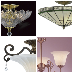 Traditional Semi Flush Ceiling Lights 